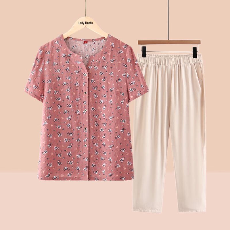 Dàtáng Fūrén Women s Short-Sleeve Breathable Round Neck Shirt 2XL