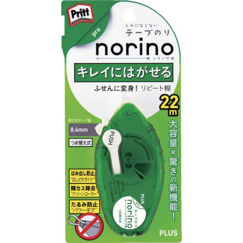 Plus Pritt Tape Glue Norino Pro (removable Cleanly) Body 22m X 8.4mm 39-244