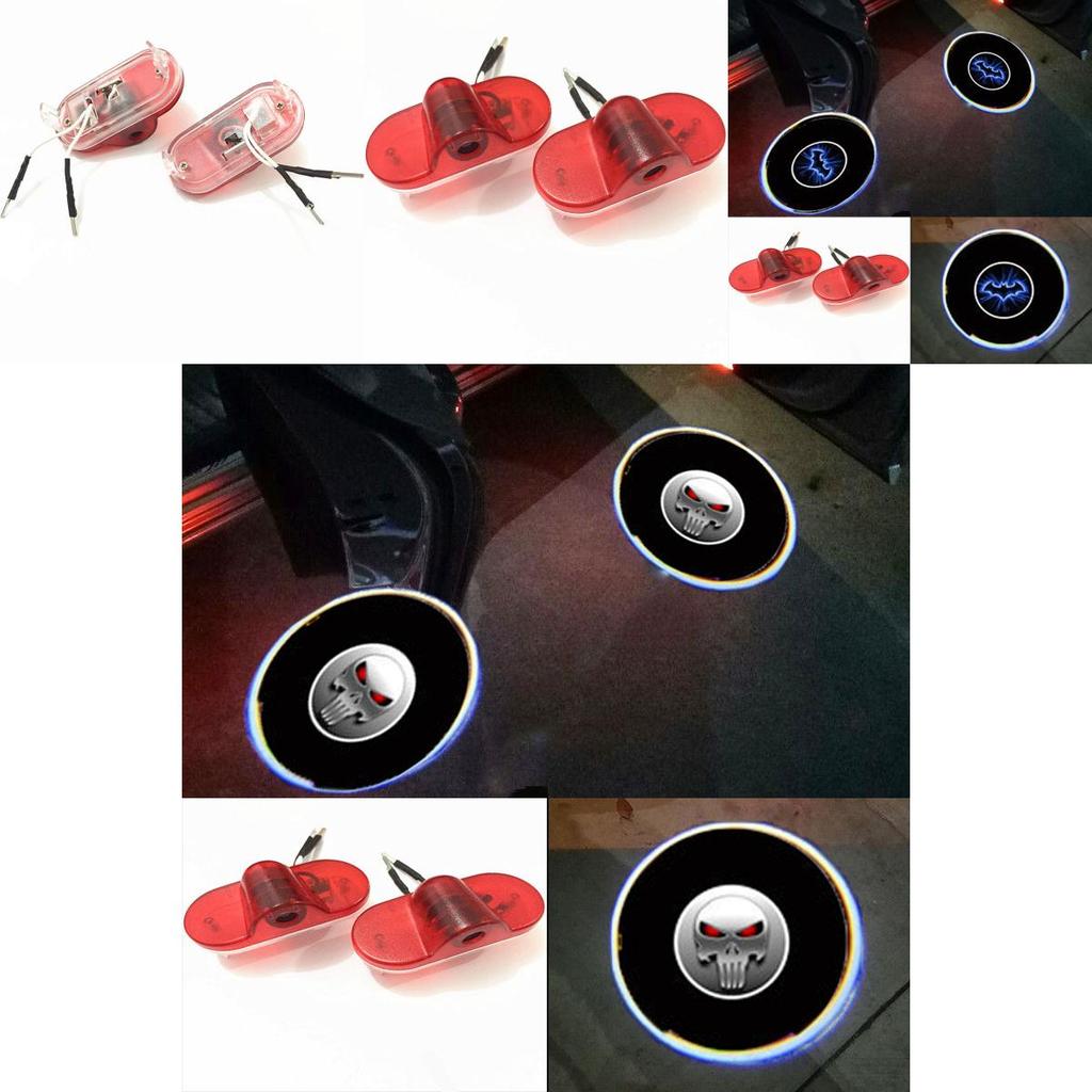 Led Laser 2pcs Car Door Ghost Shadow Welcome Projector Lights Car Styling