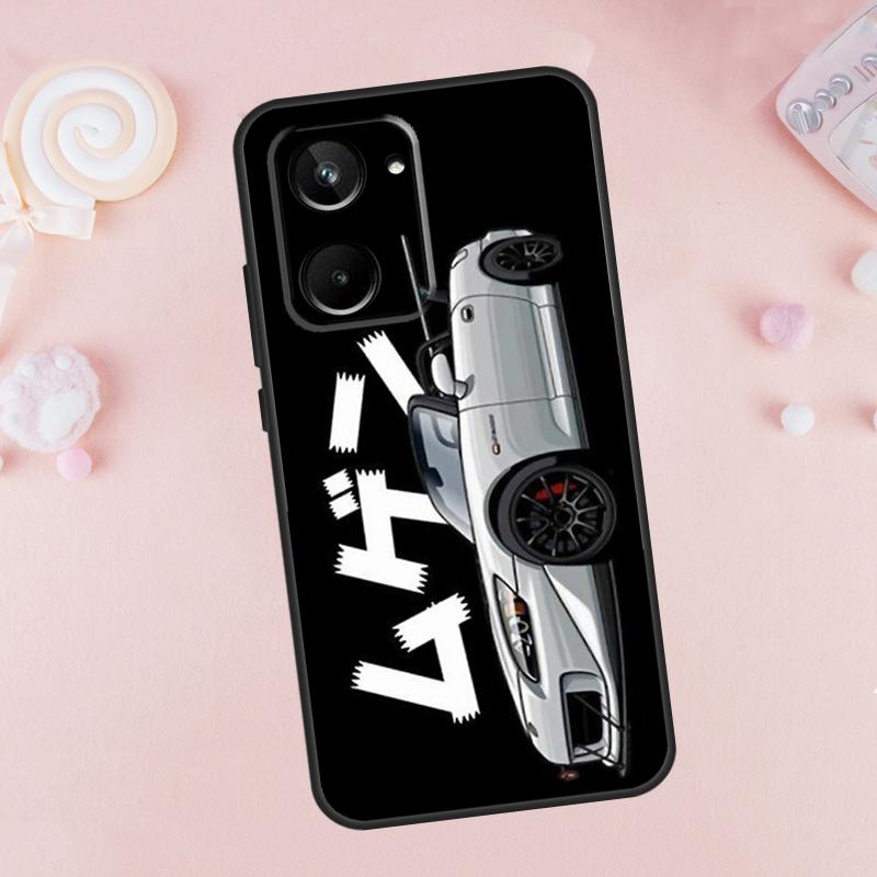 Tokyo JDM Drift Sport Car For Realme C67 C55 C53 C51 C35 C33 C31 C30 C25s C21Y GT Neo5 GT5 9 10 11 12 Pro Plus Case