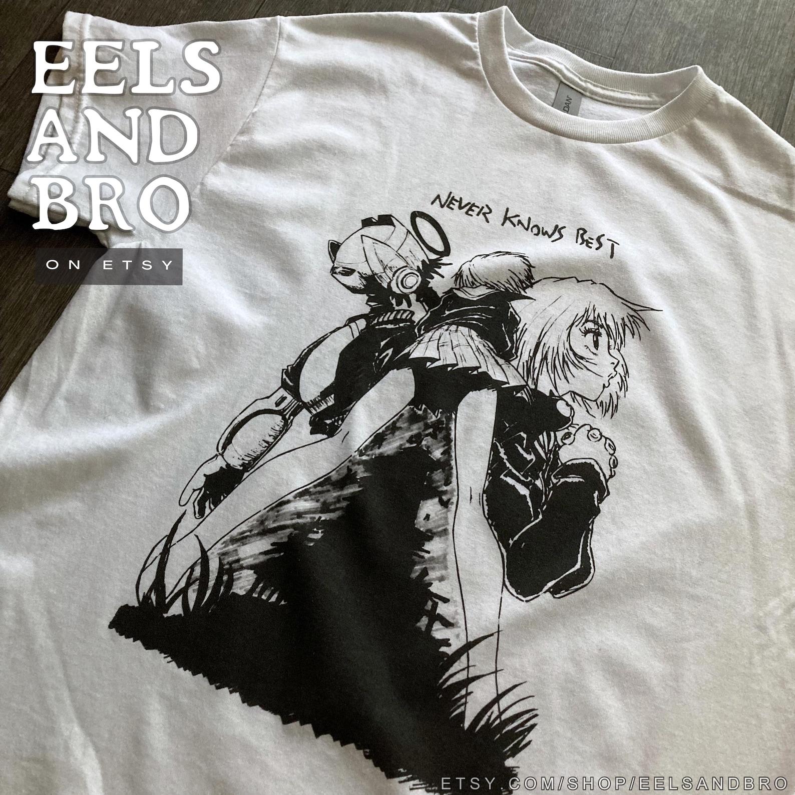 FLCL never knows best - choose your style of t-shirt 2XL