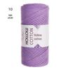 2mm Hollow Pure Cotton Scarf & Bag Yarn for DIY Crochet and Handwoven Projects