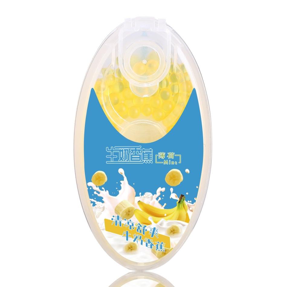 

100PCS/BOX Фруктовий запах м яти Запах дезодорант бісеру повітря Освіжувач повітря Бісер Пальчики можна подрібнити milk taste