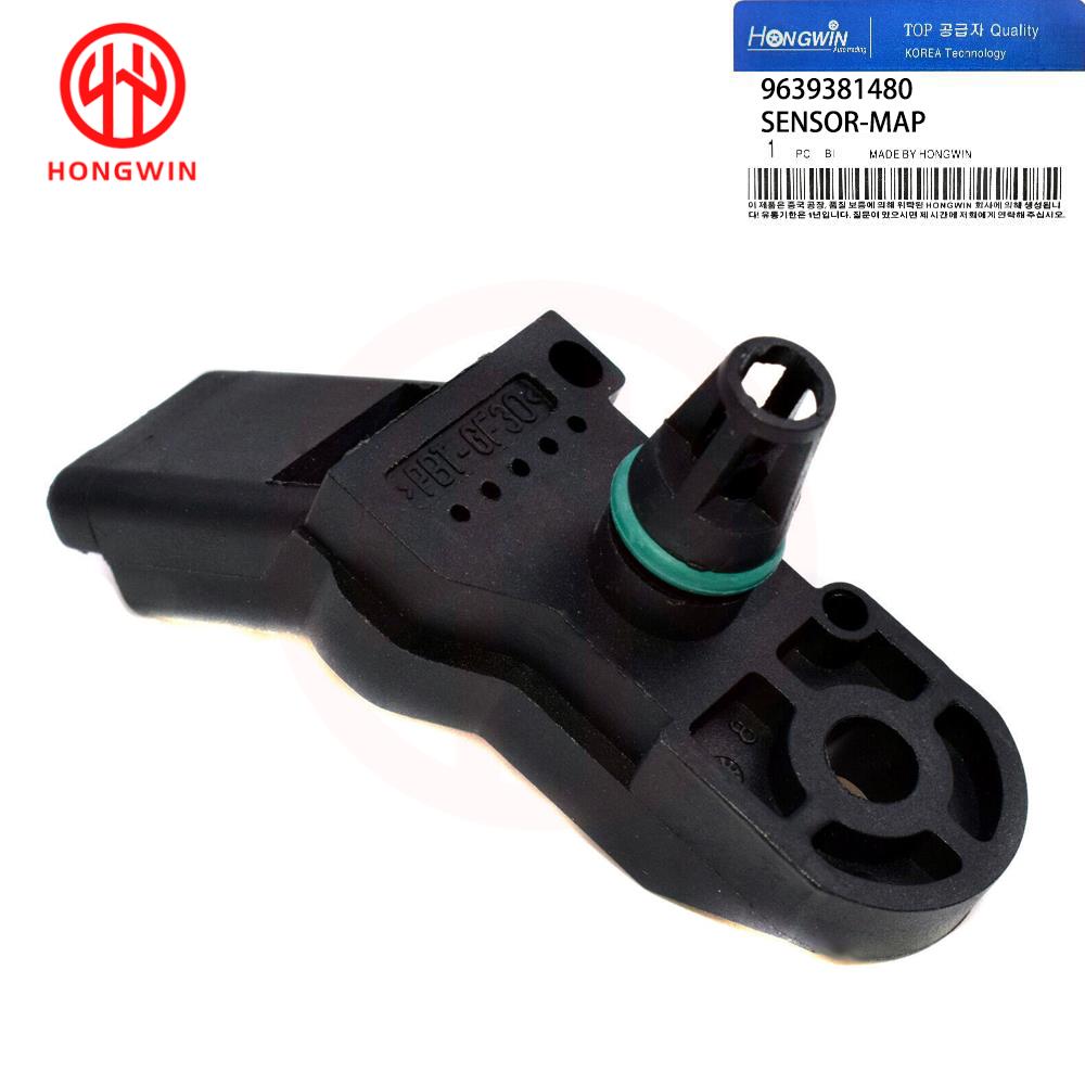 MAP Air Intake Manifold Absolute Boost Pressure Sensor 9639381480 1920AJ For Peugeot 206 207 306 307 407 1007 Partner 1991-2015