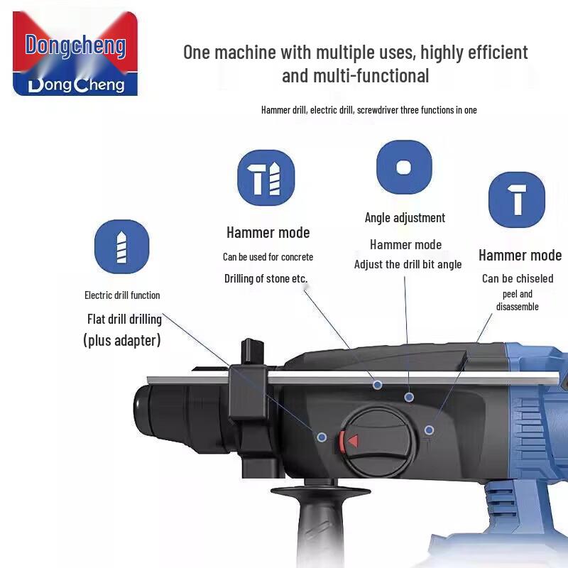 Dongcheng 20V Cordless Rotary Hammer Drill CN plug (adapter included)