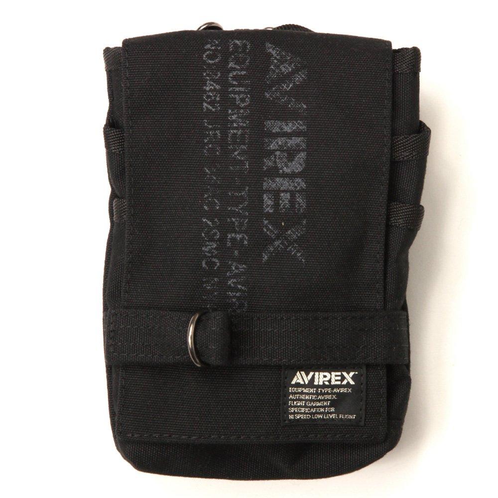 

AVIREX Eagle Chalk Shoulder Solid and Bag, Bag, Camouflage, Men s Women s, AVX341L, avirex-003 (Black)