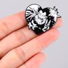 Anime Ryuk Cosplay Brooch Adult Unisex Alloy Enamel Badge Lapel Pins Bag Costume Ornament Halloween Accessories Props