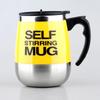 Automatic Stirring Coffee Cup, Stainless Steel, Magnetic Mixing Cup, Milk, Tea, Coffee Mug, Portable Thermal Cups, 450ml