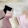 Women's Spring and Autumn Mid-calf Socks, Anti-odor and Sweat-absorbing Pure Cotton Socks, Boneless Socks, Solid Color and Versatile Socks
