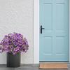 Sfera Topiaria Viola Artificiale con Picchetto per Piante Finte Viola da Esterno Arbusti Piante Finte Realistiche Resistenti ai Raggi UV per Giardino Cortile Portico