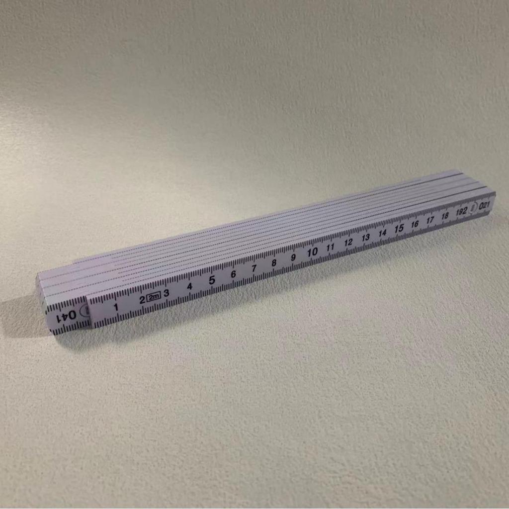 2.1m Eco-Friendly 10-Fold Plastic Ruler - Promotional Gift Item