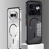 For Nothing Phone 4A Pro Alloy Metal Lens Protection Case For Nothing Phone 4A Wireless Charging Acrylic Hard Shockproof Cover