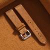Braccialetto a sgancio rapido Cinturino per orologio in pelle di mucca scamosciata vintage Cinturino per orologio fatto a mano Grigio Marrone Verde 16mm 18mm 19mm 21mm 20mm 22mm Cintura