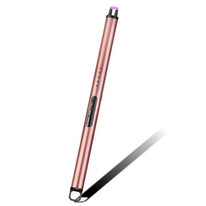 Brichete electrice cu arc Brichetă metalică de bucătărie Plită cu gaz Aprindere rezistentă la vânt Lumânare Gadget electronic cu plasmă reîncărcabilă prin USB în aer liber