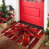 Prezent Świąteczny Ozdobiony Wstążką Dywan Miękka Wycieraczka Dywan Powitalny Dywan do Salonu Dywanik Pokój Dzienny Dywan Zewnętrzny Domowy Dec