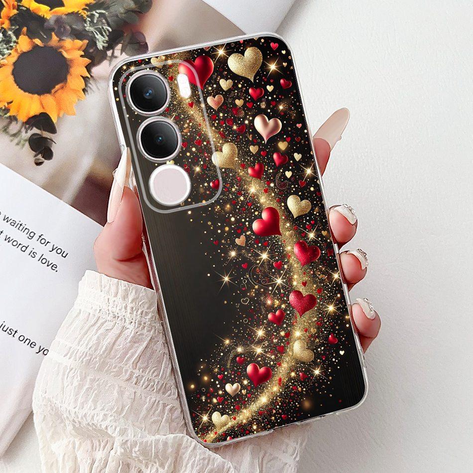 For Vivo Y19S V2419 Elegant Floral Butterfly Painting Phone Case For Vivo Y19s Y 19S 4G Soft Silicone TPU Cases