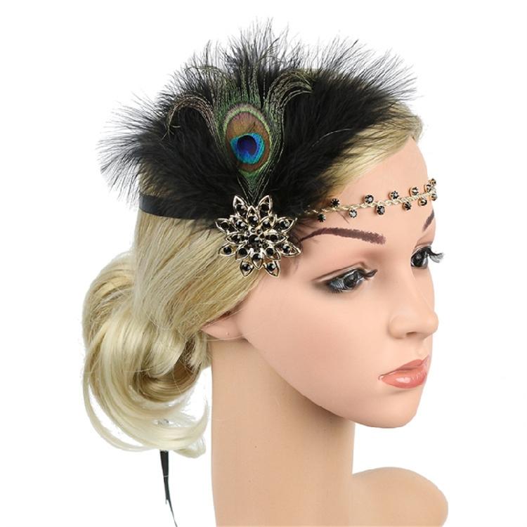 Lady Flapper Accessories Rhinestones Headband Event Party Celebration Headwear