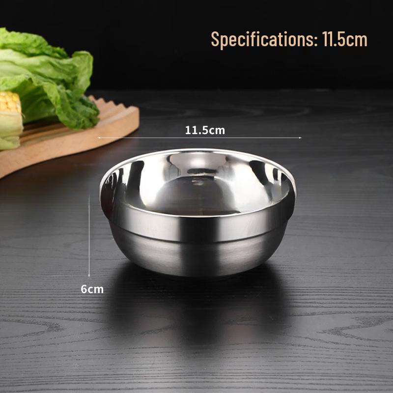 

Wutuo 11.5cm Double-Layer Insulated Stainless Steel Bowl