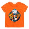 Camisetas de Verão Estampadas de Desenho Os Octonautas para Meninos/Meninas Camisetas Manga Curta 100%Algodão MeninosMeninas Camiseta de Alta Qualidade camiseta anime Tops Fofos