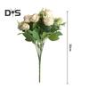 Künstliche Blume, schön aussehend, wetterbeständig, exquisit, modern, einfach, künstliche Regenrose