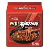 Nongshim Chapagetti Sichuan Spicy 137g × 4 Packs – Korean Spicy Black Bean Noodles