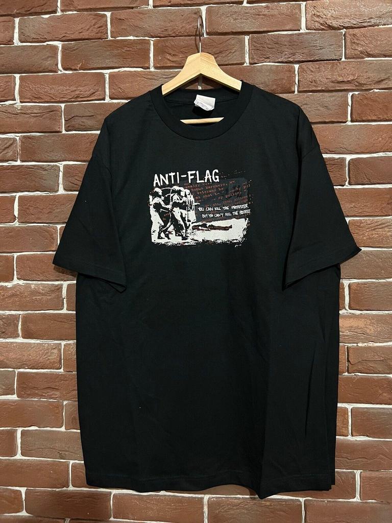 Vintage 90s Anti Flag Bullets Can’t Stop Ideas Band T Shirt Unisex T-Shirt