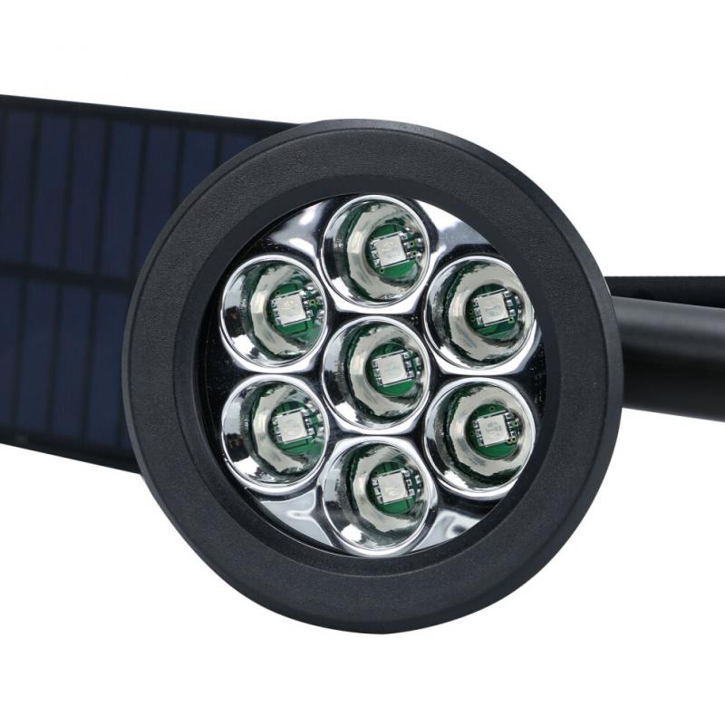 Waterproof 7 LED Solar Panel Power Flood Lights Garden Lawn Spot Light