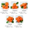 and Leaves Fruit Display Imitation Fruits Artificial Fruit Party Decor Fake Oranges Tangerine Model