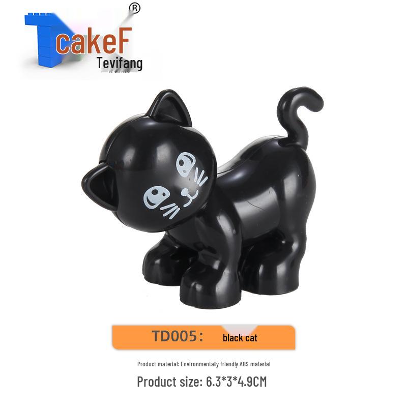 Large Particle Building Blocks: Compatible Prairie Ocean Animal Farm Educational Toys for Kids