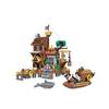 Chaobao Pirate Island Building Block Set: Treasure Chest & Small Boat Assembly Toy for Boys