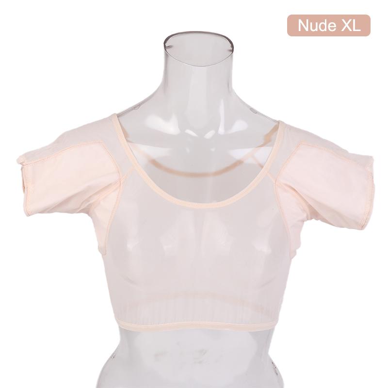 Underarm Sweat Pads Absorption Vest Mesh Quick-Drying T-Shirt Shape Breathable Sweat Absorbing Anti-Sweat Armpit Stain Silk Pads