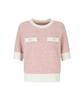 SOUP Tweed Half Sleeve Sweater (Sa3Sk3A)