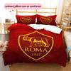 AS Roma Pattern Bedding Quilt Set  Home Decoration  Gift (1 * duvet cover + 2 * pillowcase  without core)