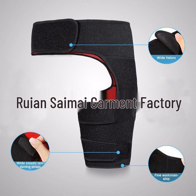 Breathable Leggings with Anti-Strain Hip & Thigh Support and Groin Strap 