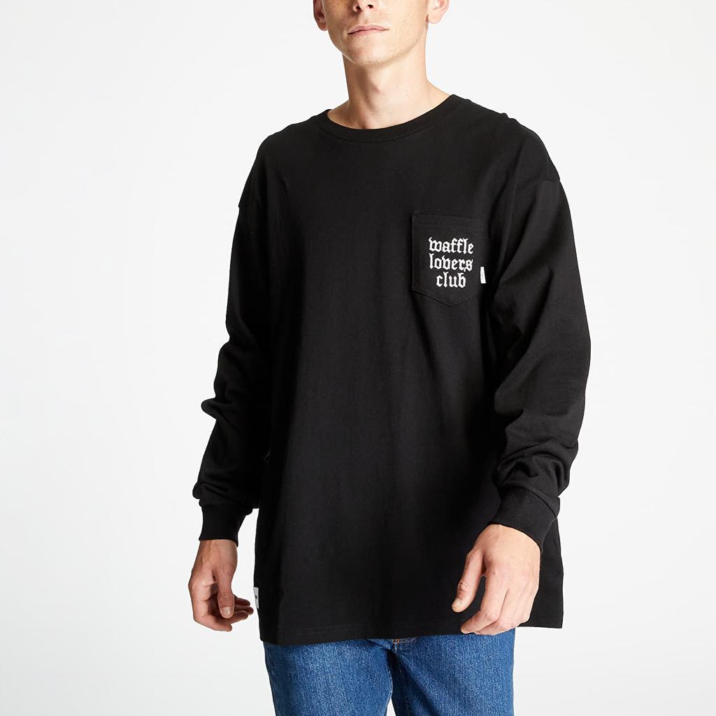 Vans X WTAPS Crossbones Print Pocket Long Sleeve T-Shirt Unisex Tops Black VN0A4TRCBLK1