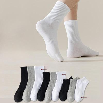Herren Frühling und Sommer Baumwolle Anti-Pilling Schweißabsorption Deodorant Sportsocken