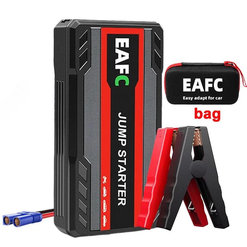 EAFC 12V Car Jump Starter Power Bank Portable Emergency Battery Booster 600A Start Device PowerBank with LED Lighting for Auto