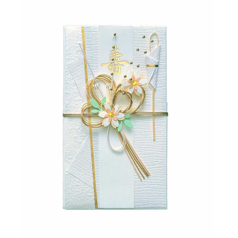 Maruai Wedding Gift Envelope, Universal Design, Twinkle, White, 1 Piece, Ki-606W