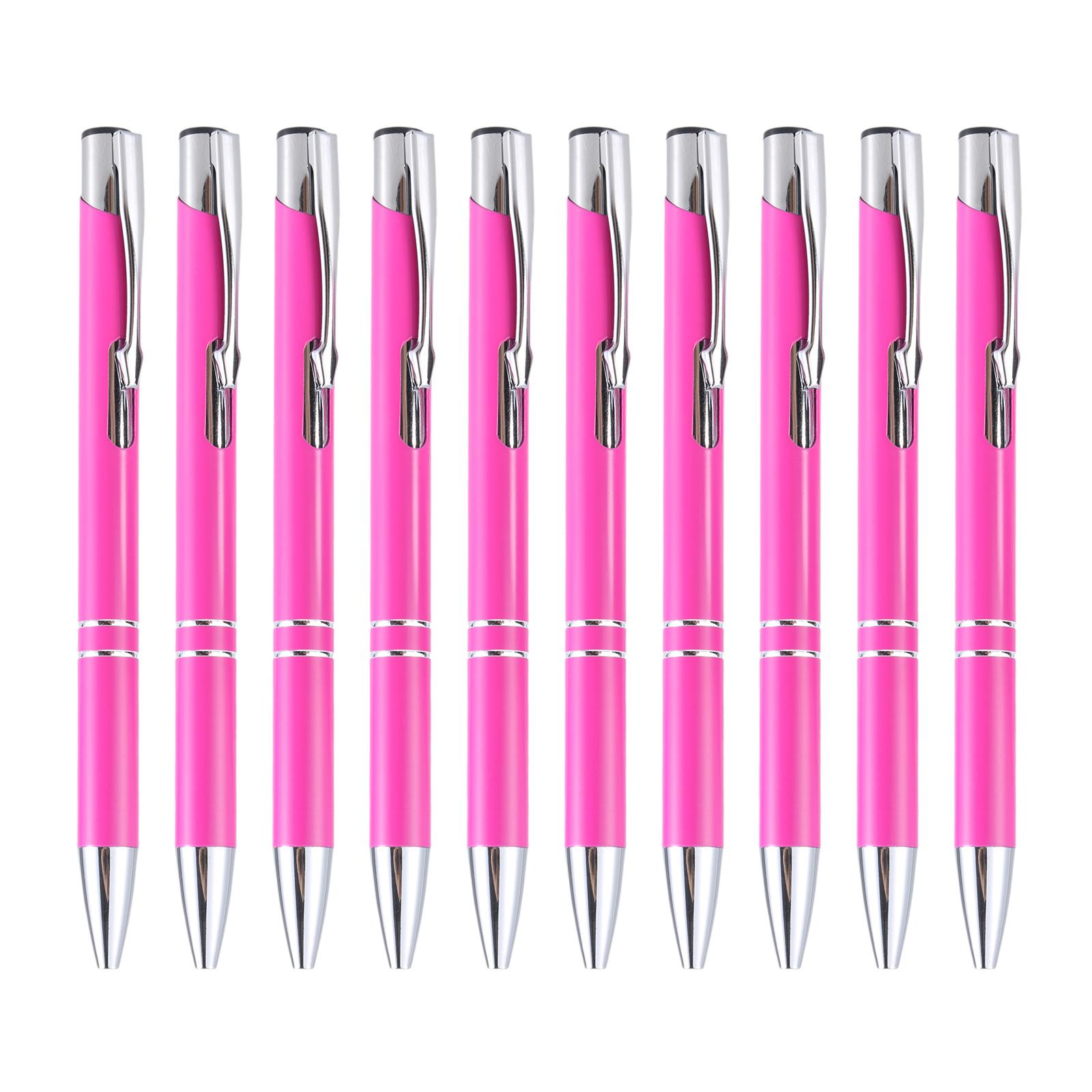 

10 шт. шариковых ручек 1,0 мм выдвижные шариковые ручки офисные ручки гладкие ручки канцелярские принадлежности школьные офисные принадлежности 10