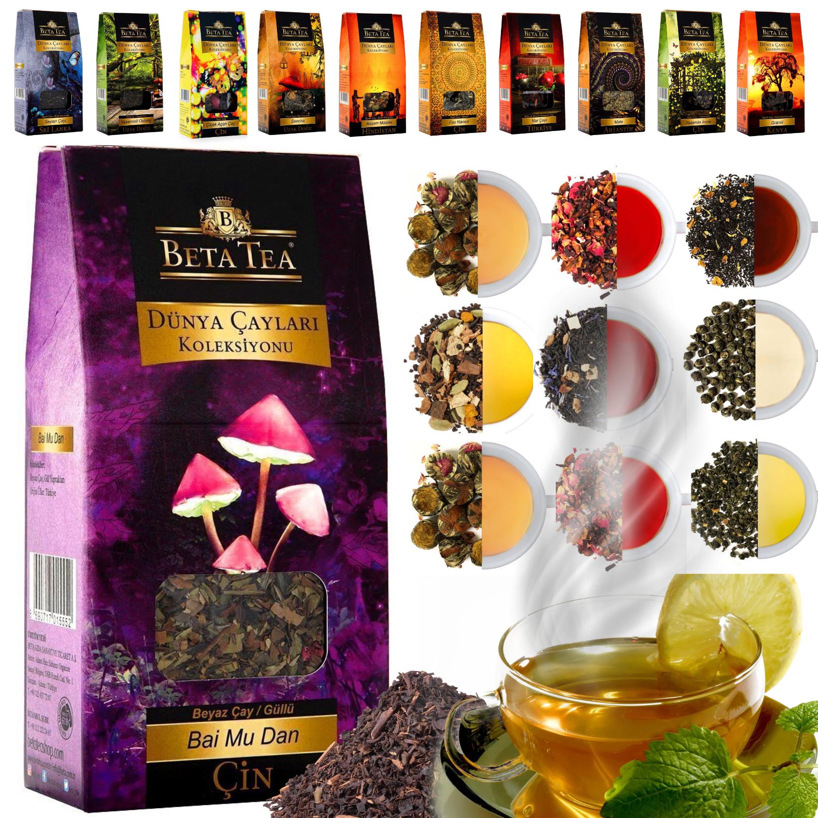 

World Teas Special Organic Vip Production Beta Herbal Teas Touristic Gift Tea50Gr