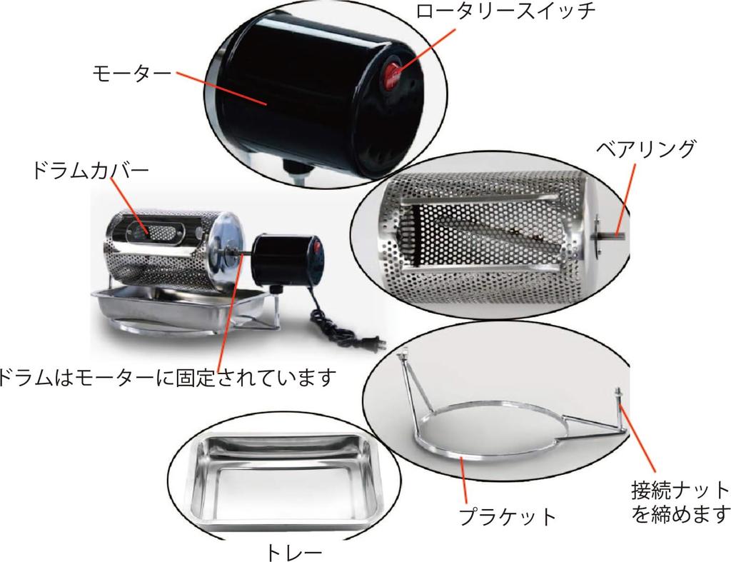 Gugrida Coffee Roaster for Commercial and Home Includes Roasts Azuki Sunflower Suitable for Coffee Confectionery and More Roaster, Automatic, Compact,