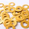 50pcs/lot Folding Knife DIY Making Accessories Flat Gasket Brass Washers Metal Gasket Ring Cushion Ring Pad Copper Protection