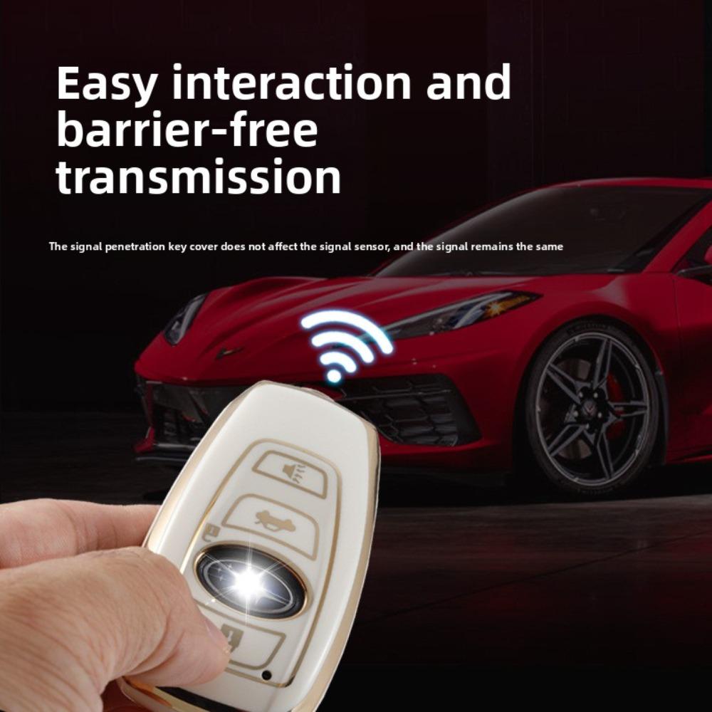 For Subaru Key Cover for Forester Outback Legacy XV Durable Car Key Case Protector with Shell Buckle