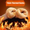 Fleece Lined Calf Socks for Women Winter Thermal Thick Crew Socks Long Warm Cozy Ankle Socks Home