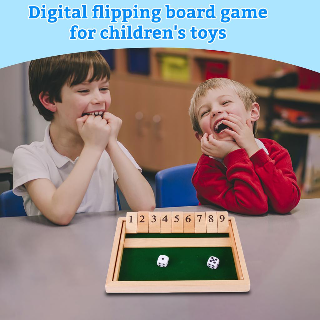 Number Flip Card Children's Toy Board Game Drinking Game Props Educational Party Leisure Entertainment