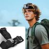 Stirnband für GoPro DJI GA100 Action-Kamera Kopfhalterung - Schwarz