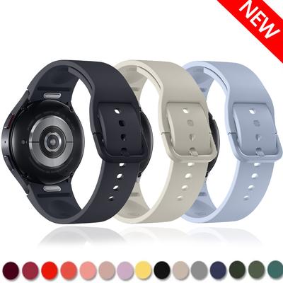 20mm řemínek k hodinkám pro Samsung Galaxy Watch 7 6 5 pro 44mm 40mm 45mm Sportovní silikonový náramek Galaxy Watch 4 Classic 43mm 47mm Řemínek
