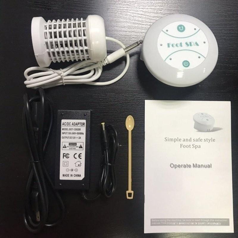 Household Mini Detox Foot Spa Machine Ionic Detox Foot Bath Massage Equipment Portable Hydrotherapy Instrument