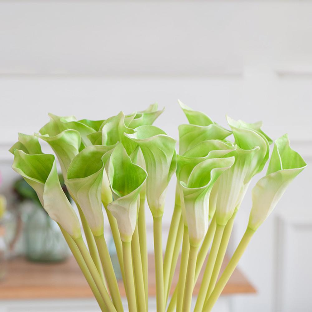 Künstliche Calla-Lilien Latex Calla-Lilie SNAIL GARDEN Lilien Natürliches Aussehen
