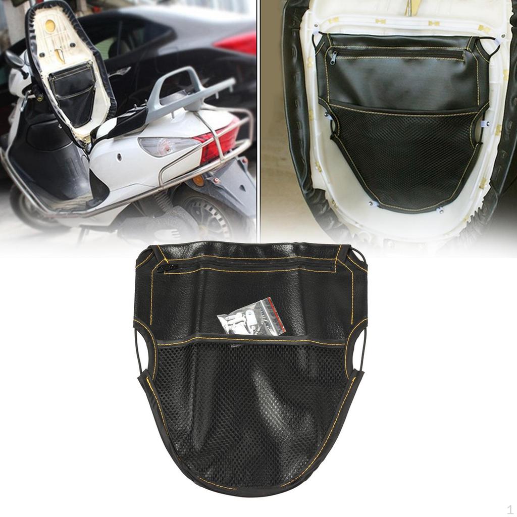 Motorcycle Under Seat Storage Pouch Bag Case Organizer Premium Einfach Zu Installieren